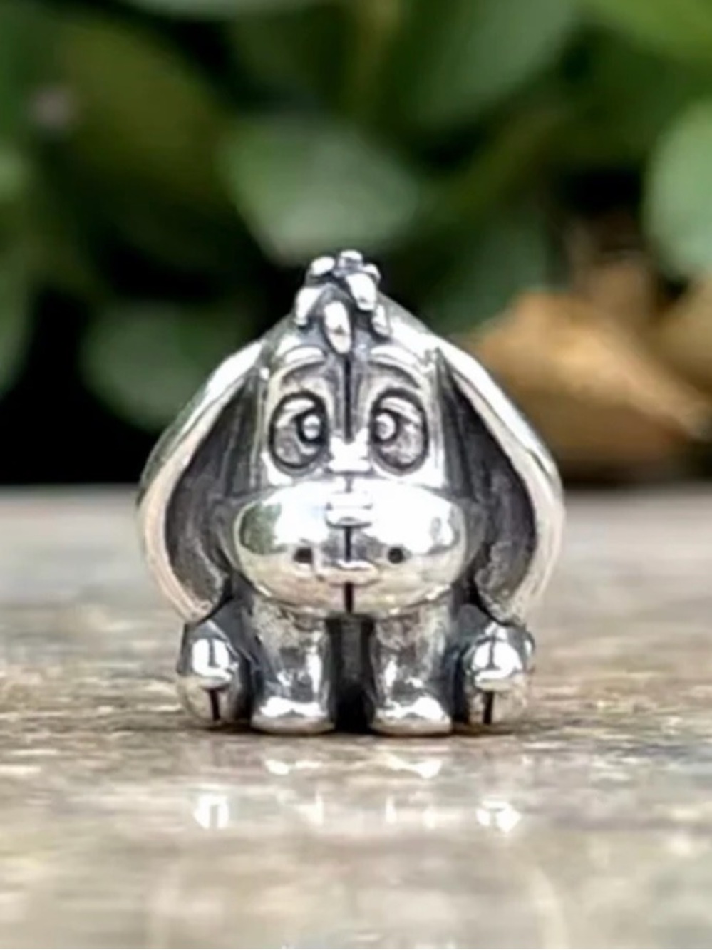 Sterling Silver Bunny Charm Bracelet Bead - Silver